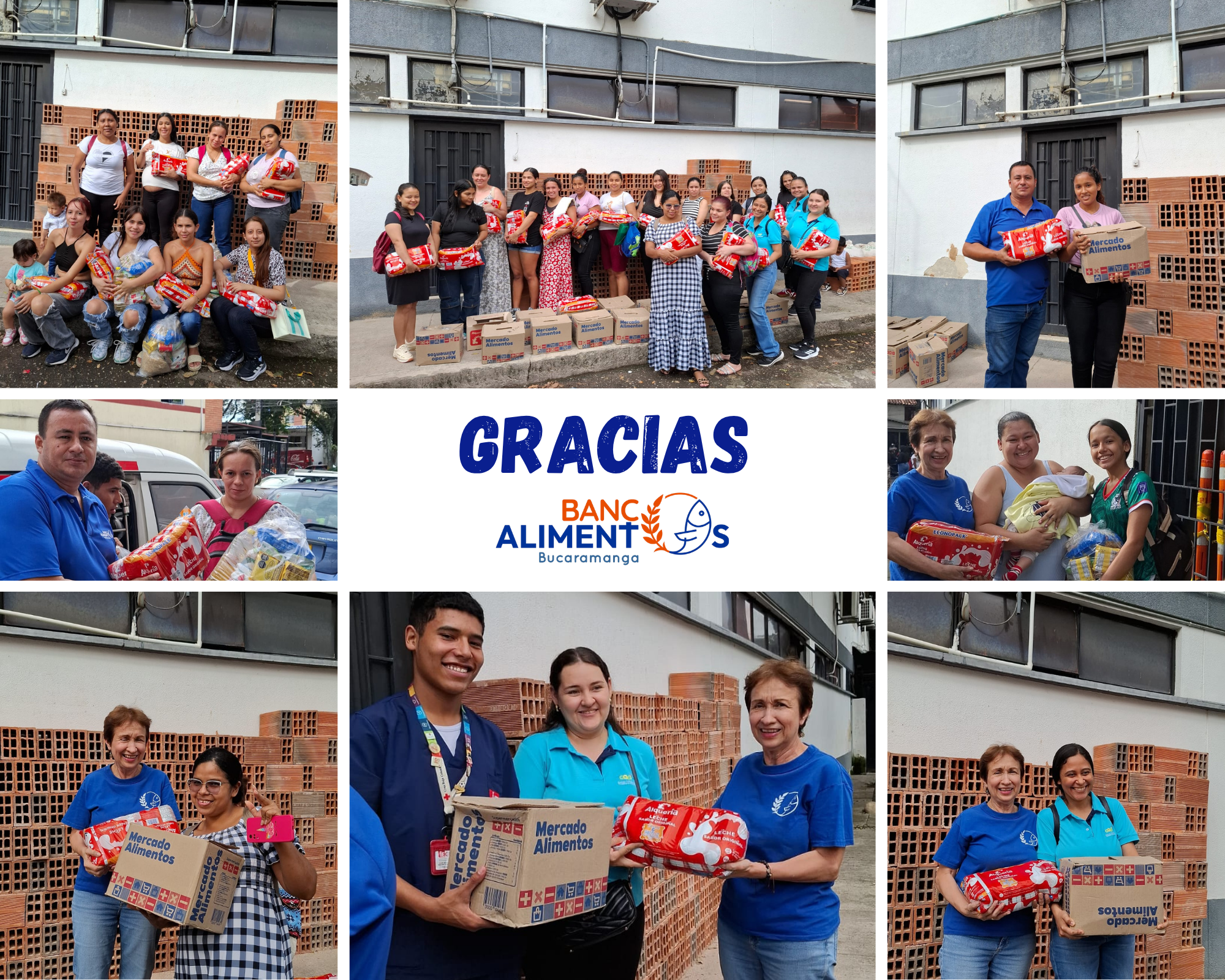 Gracias a la solidaridad de la comunidad, entregamos 50 mercados a madres gestantes y lactantes